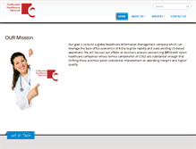 Tablet Screenshot of calibratedhealthcarenetwork.com
